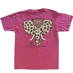 Simply Southern Hot Pink Elephant Shirt